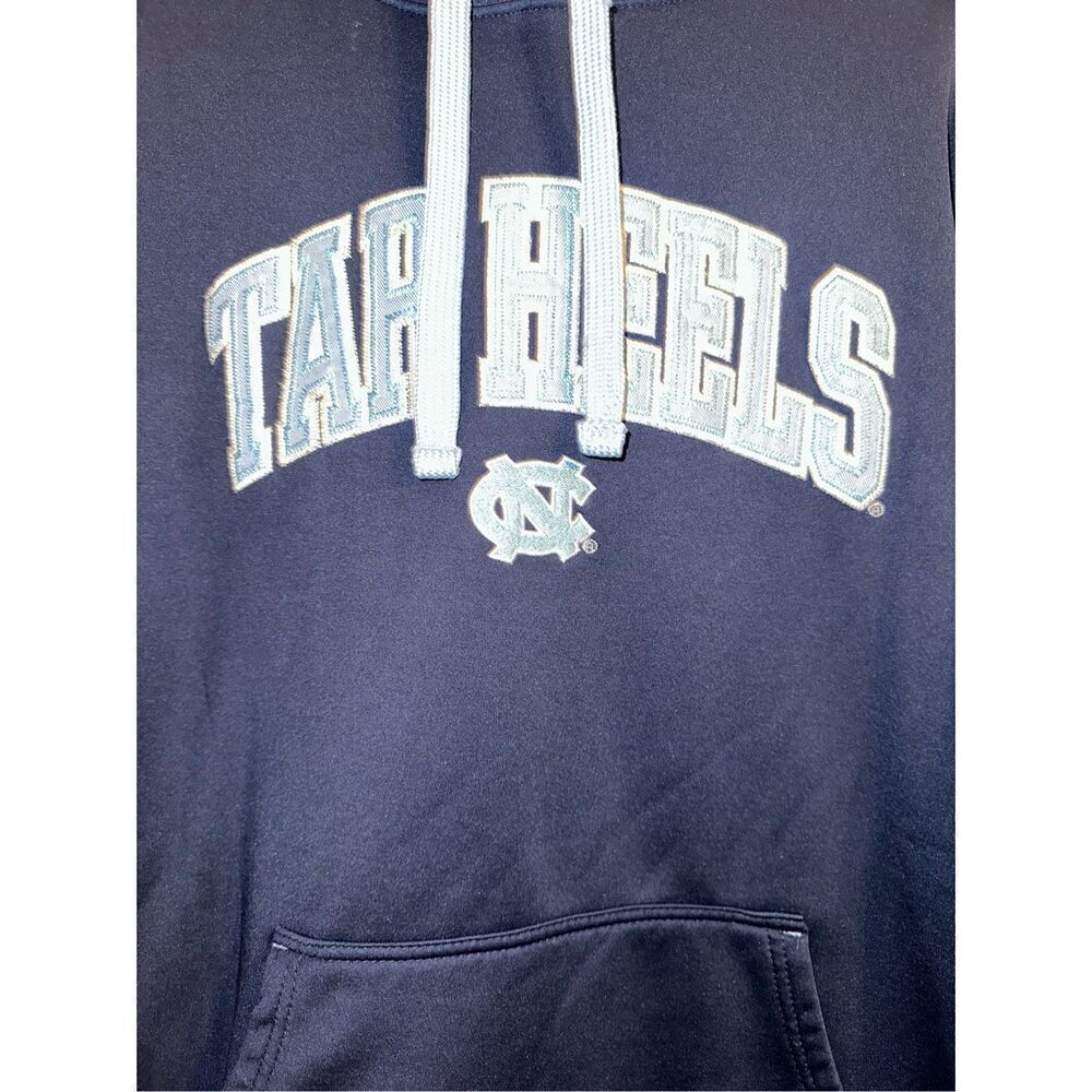 UNC Tarheels Navy Blue Hoodie  Majestic Section 101 women size Medium